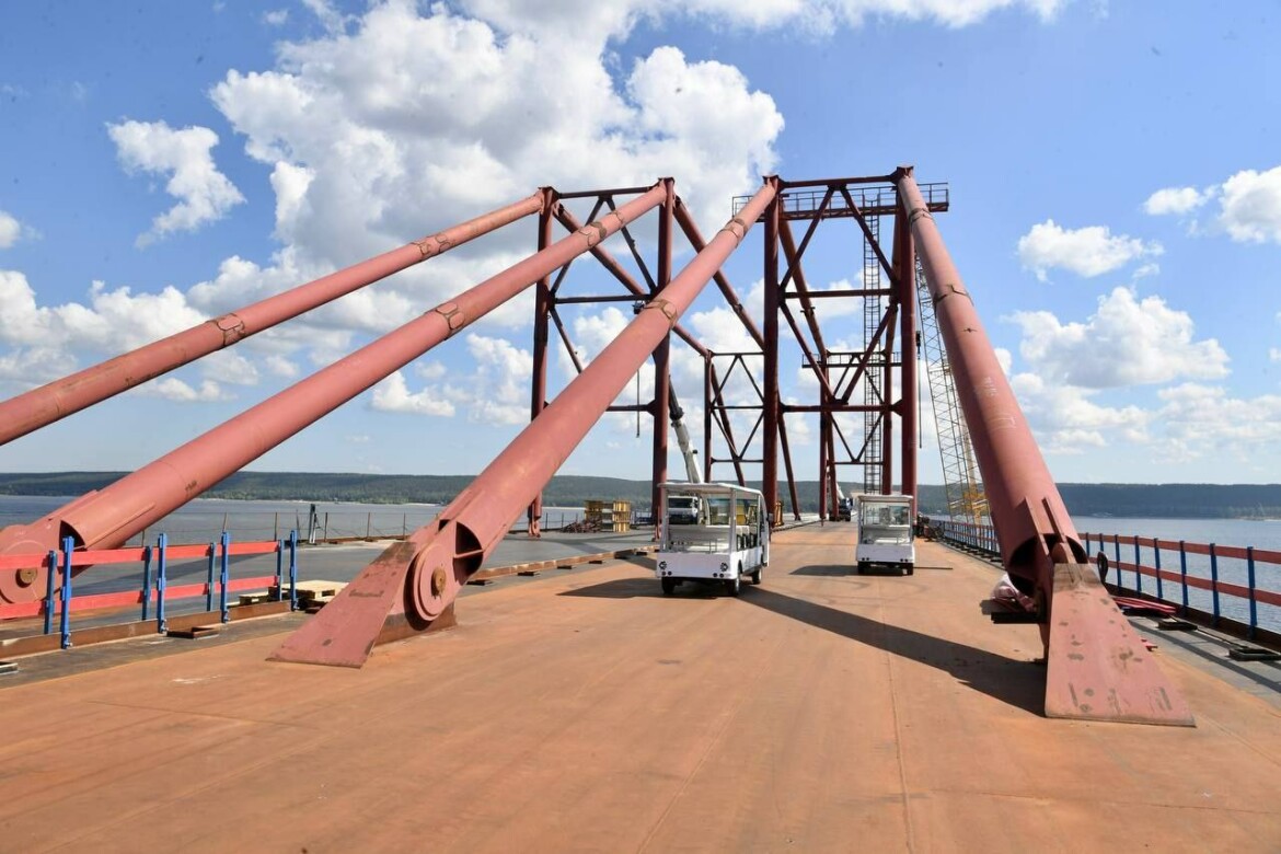 Новый мост через Волгу на трассе М12. Фото: телеграм-канал Раиса РТ