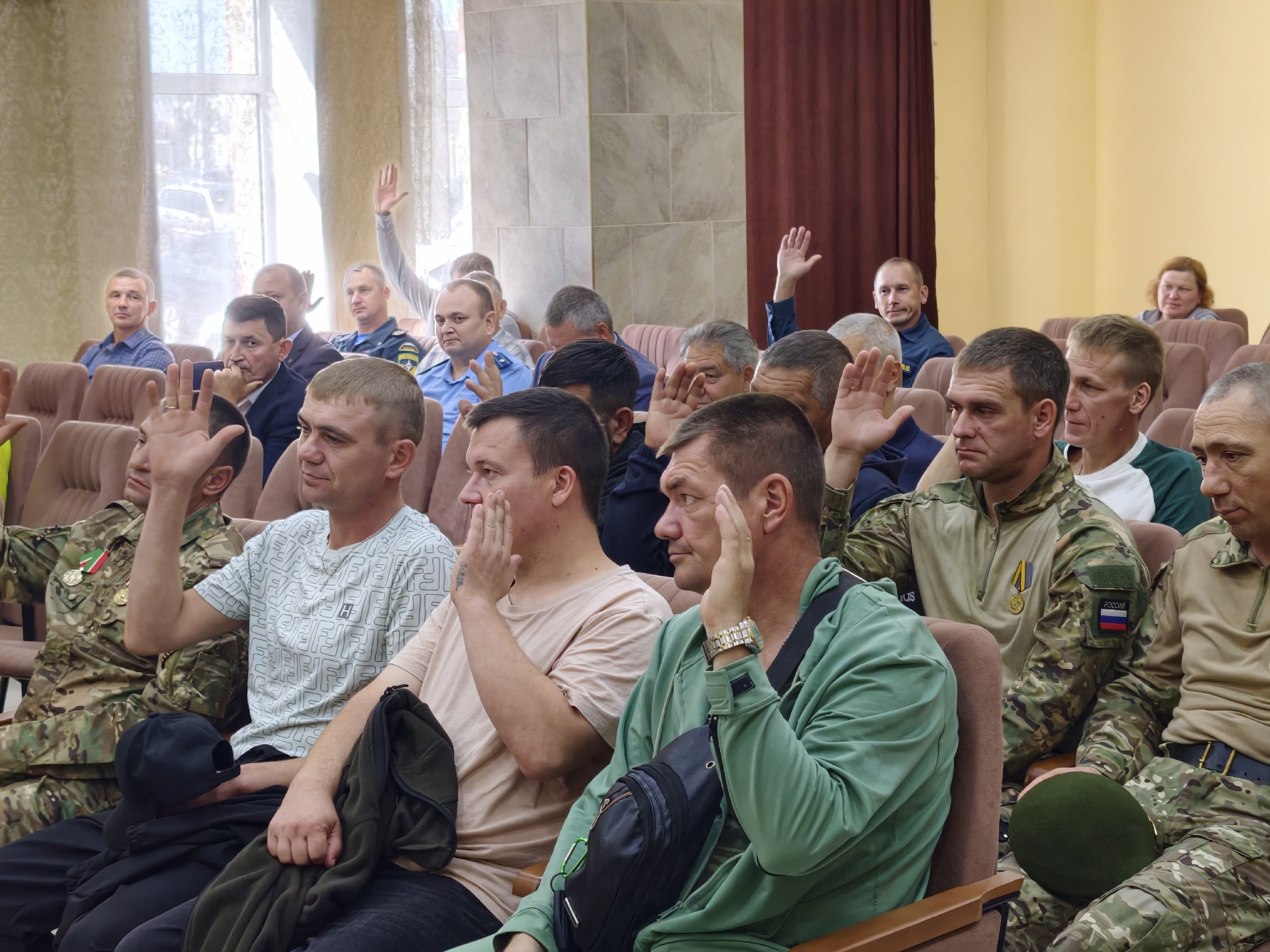 Тәтеш районында Татарстанның МХО ветераннары Ассоциациясенең җирле бүлеге оештырылды.Фото: Елена Калашникова