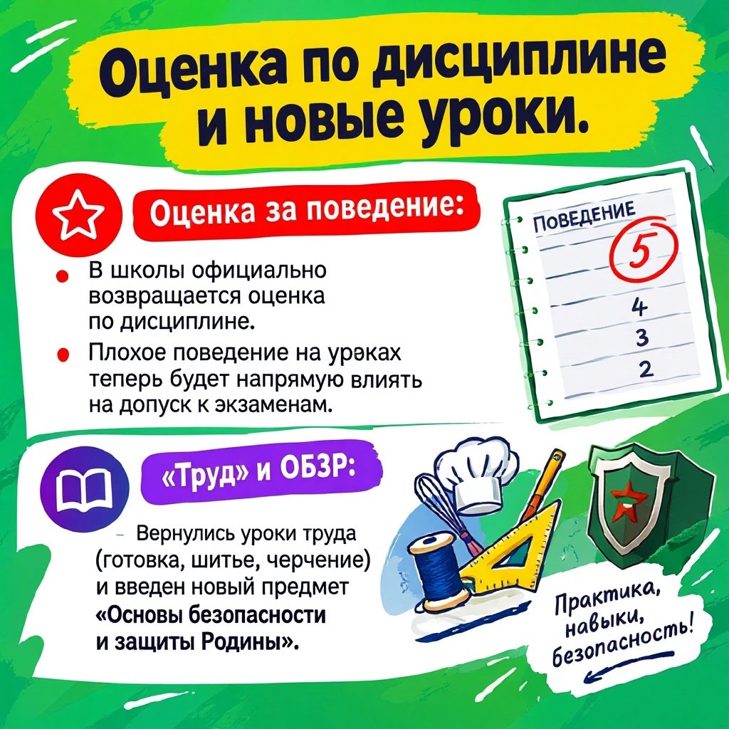 Главные изменения в школах с сентября. Фото сгенерировано с помощью ИИ