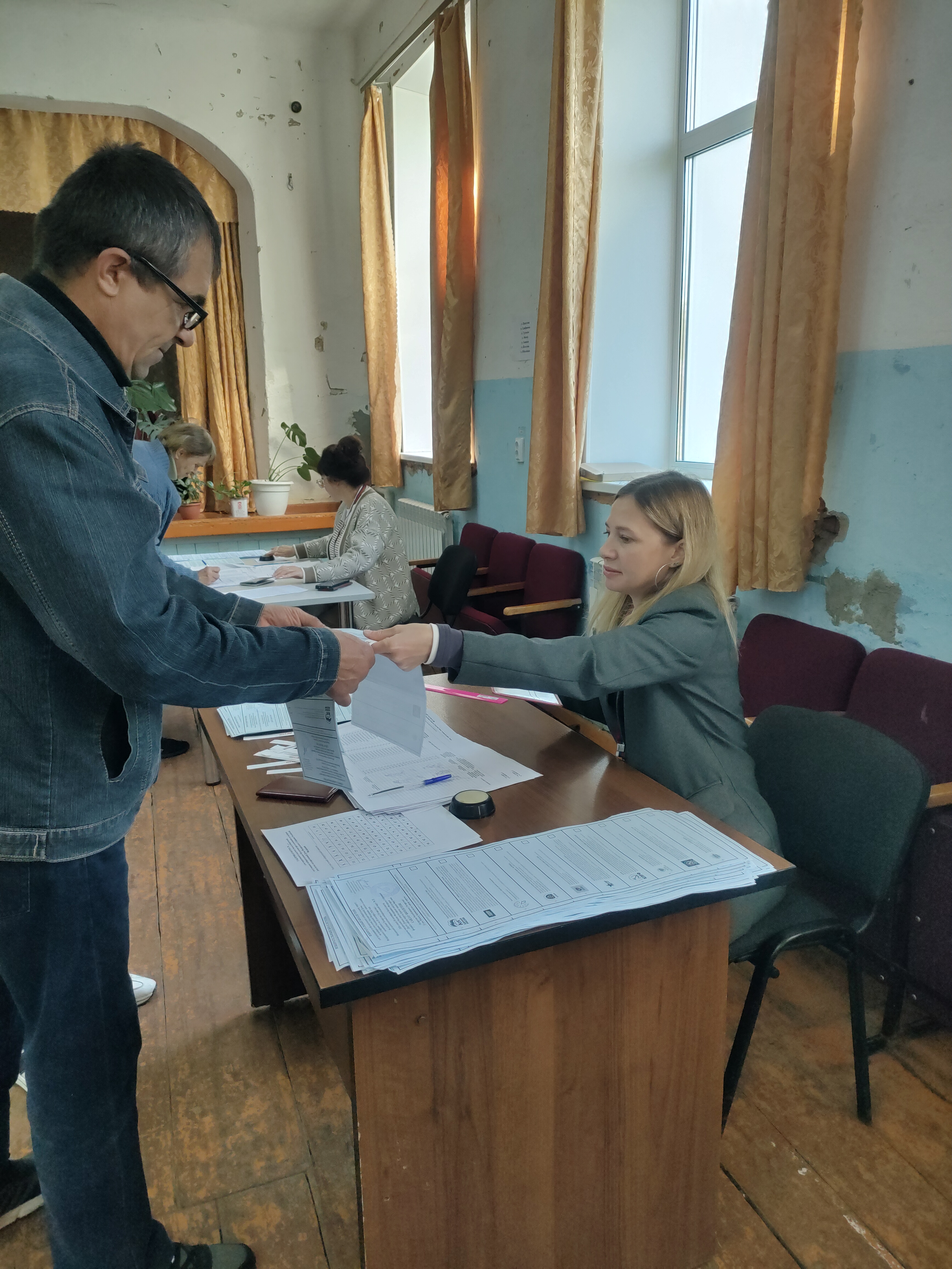 Избирательный участок 2589 в Тетюшах. Фото Алсу Зиганьшина