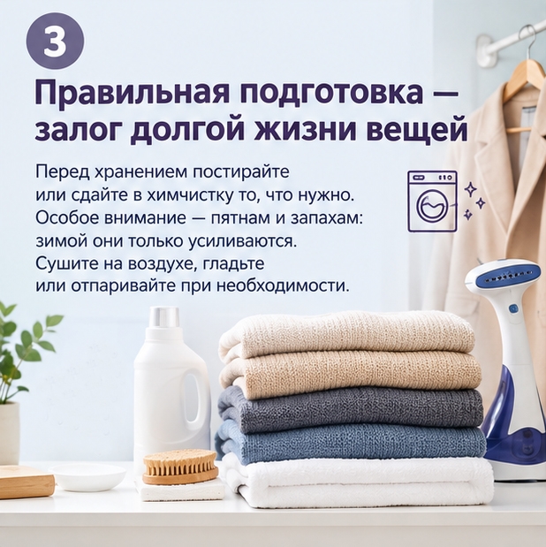 Готовим летние вещи к зиме. Фото сгенерировано с помощью ИИ