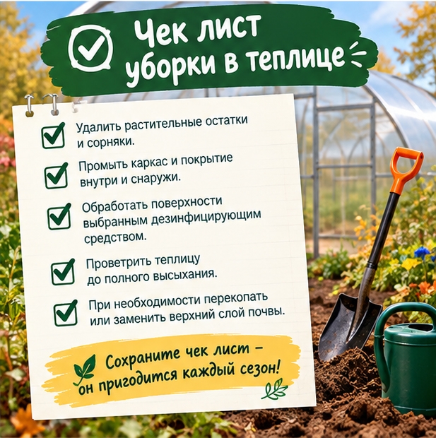 Уборка в теплице. Фото сгенерировано нейросетью