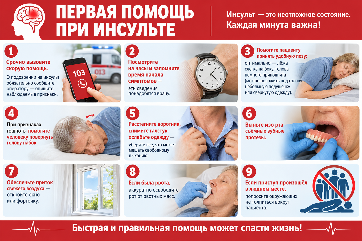 Неделя борьбы с инсультом. Фото сгенерировано нейросетью