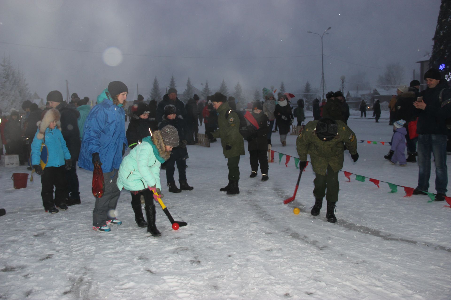 Помог волшебный снежок