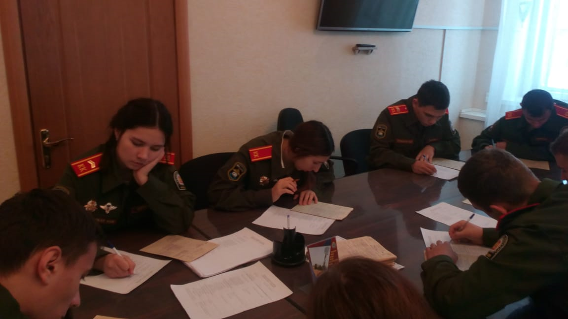 Волонтеры Тетюшской кадетской школы-интерната
