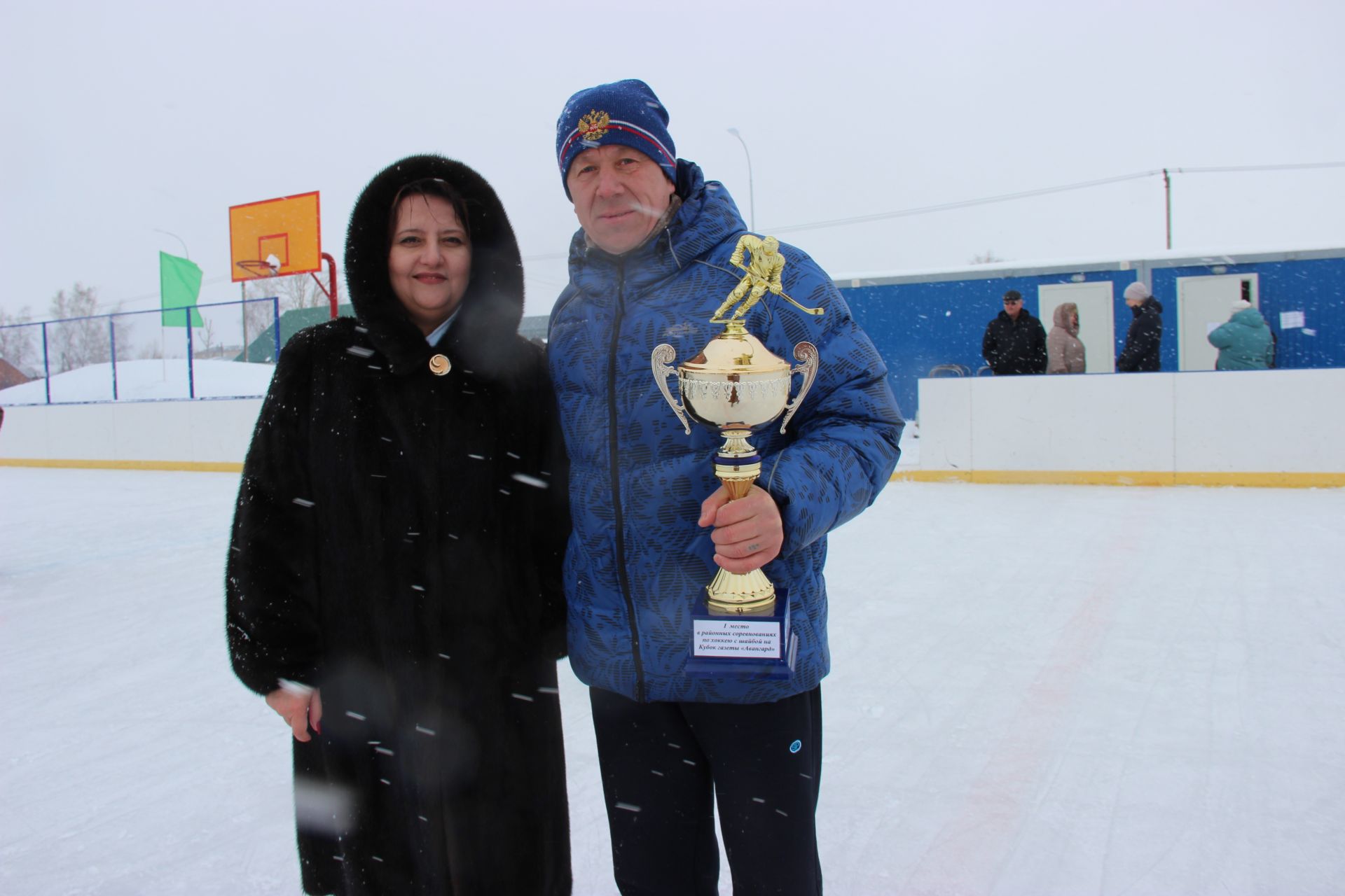 В Тетюшах прошли соревнования по хоккею с шайбой на кубок газеты "Авангард"