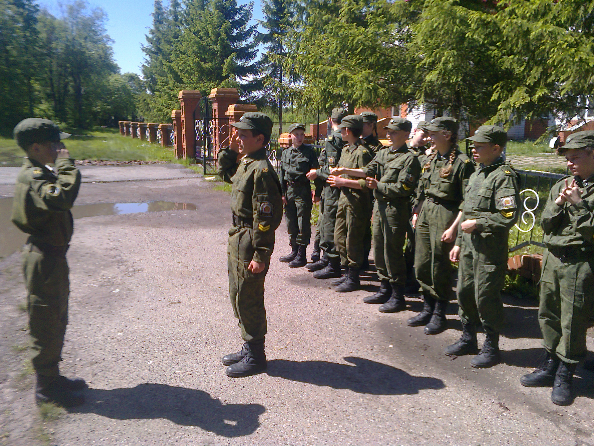 Тетюшские кадеты на учебных военно-полевых сборах-2019