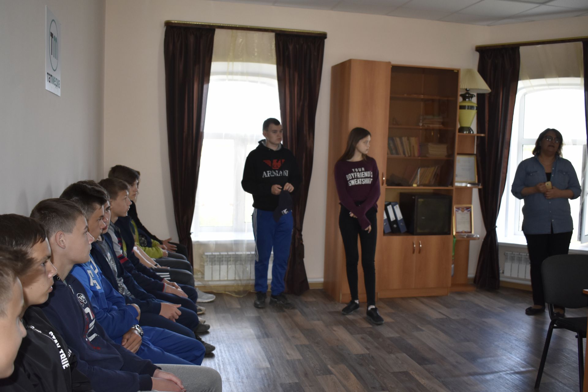 Тетюшские школьники узнали, как рождается районная газета