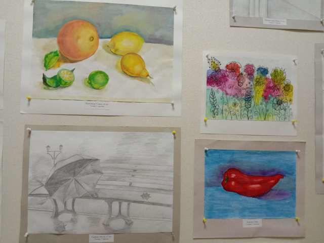 В Детской школе искусств организована выставка творческих работ