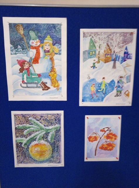 В Детской школе искусств организована выставка творческих работ на новогоднюю тематику