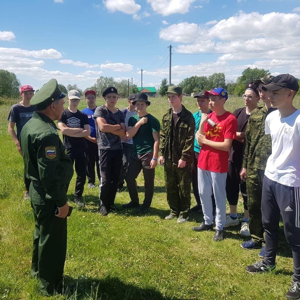 На базе Урюмской школы продолжаются военно-полевые сборы среди юношей