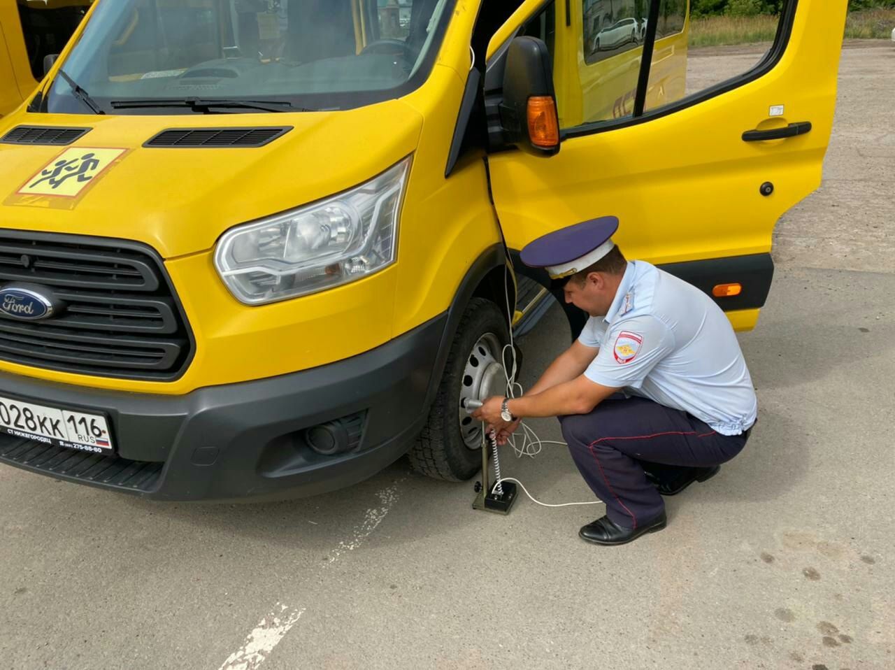 В Тетюшском районе сотрудники Госавтоинспекции проверяют автобусы