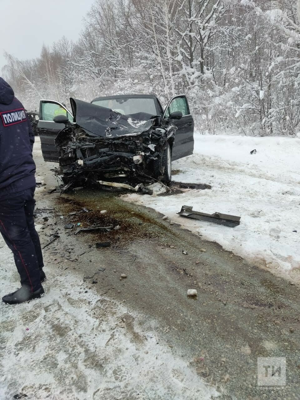 На трассе в Татарстане в ДТП погибли мужчина и женщина