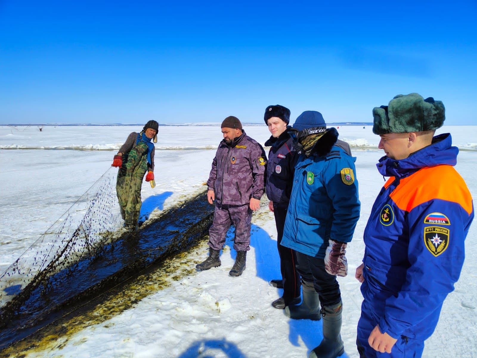 Патрульная группа Камско-Устьинского инспекторского участка ГИМС провела патрулирование по акватории Куйбышевского водохранилища