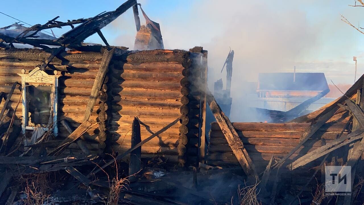 В Татарстане при разборе пожарища обнаружено тело женщины