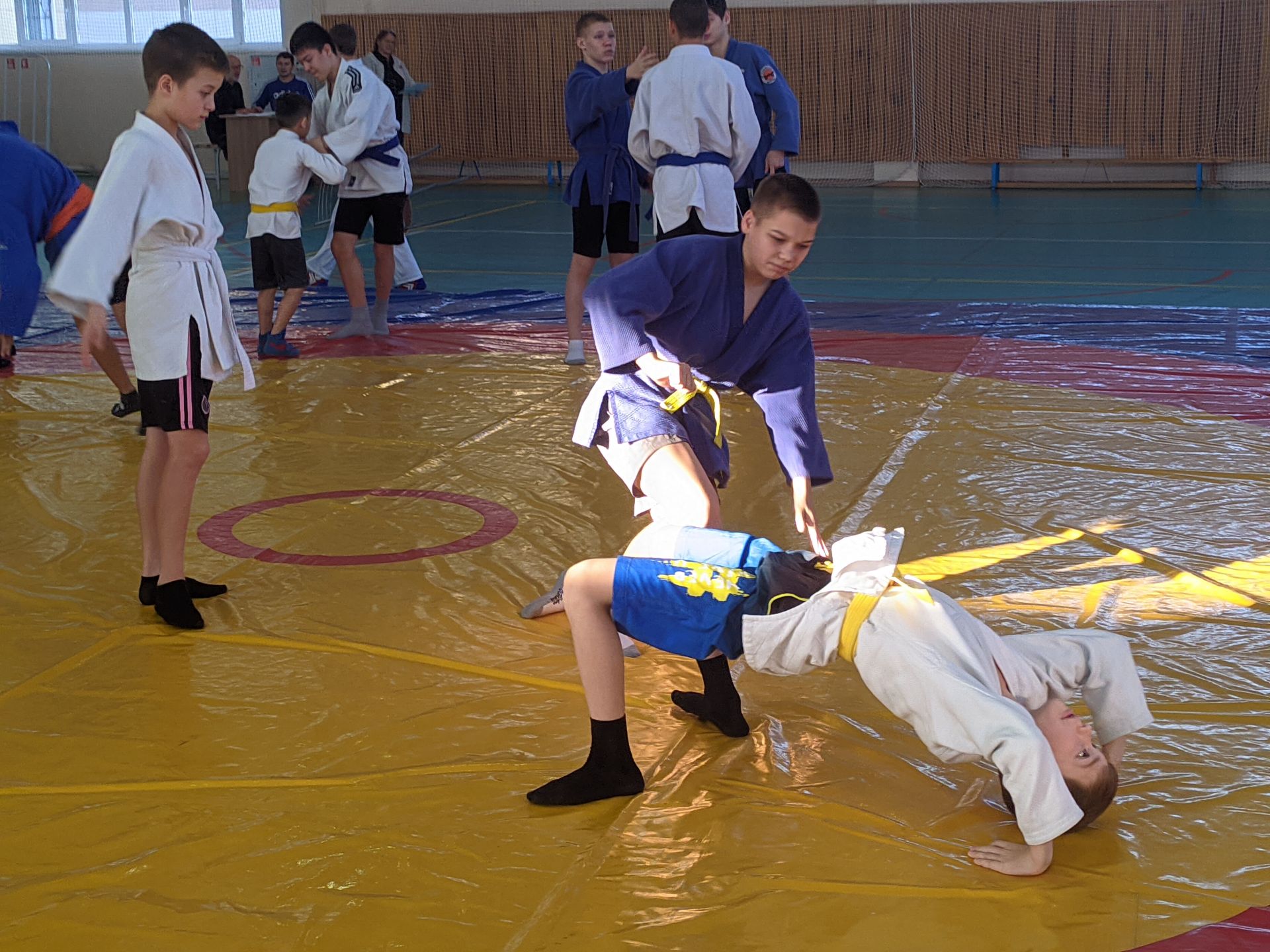 В Тетюшах состоялись межрайонные соревнования по борьбе самбо