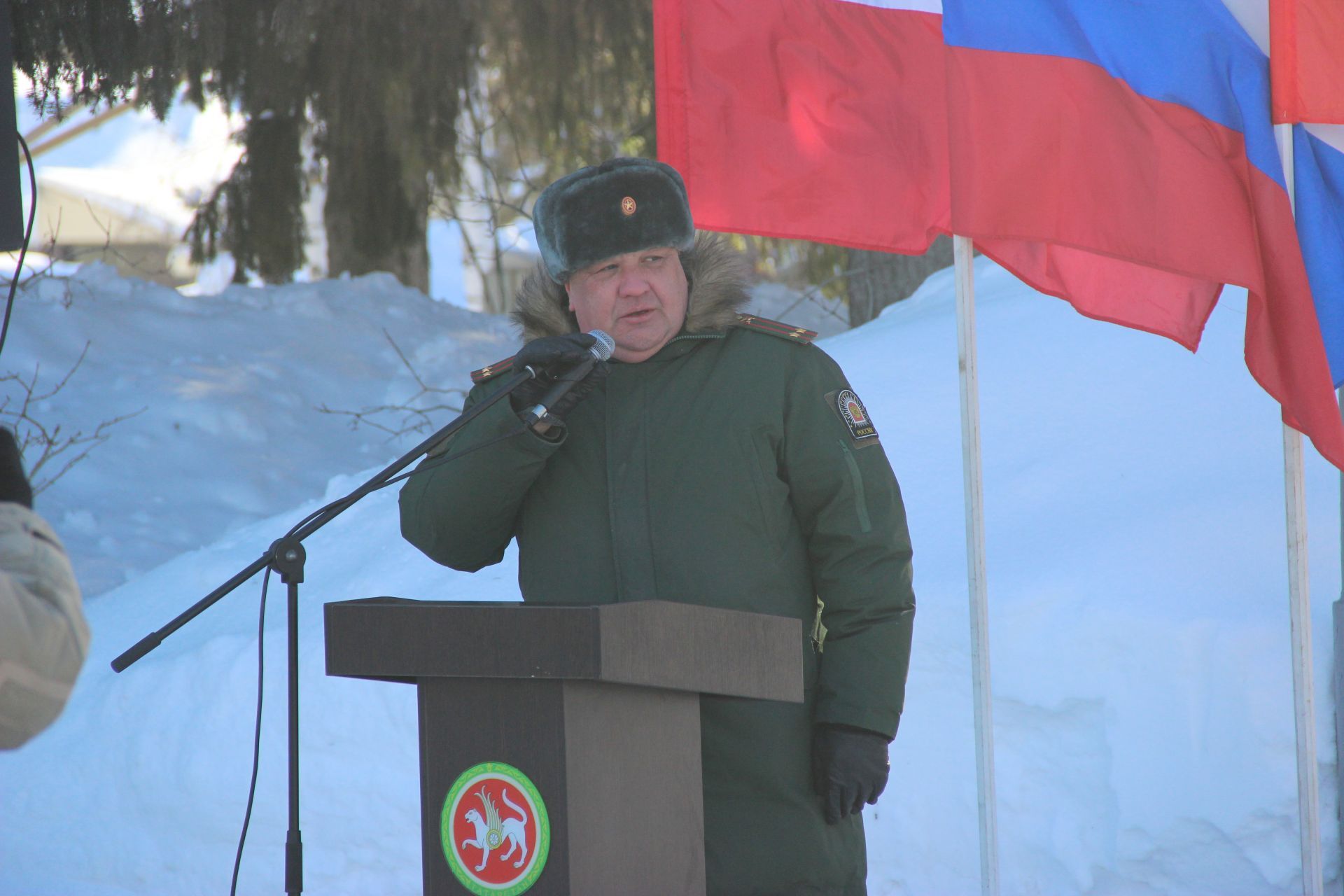 Торжественный митинг, посвященный Дню памяти о россиянах, исполнявших служебный долг за пределами Отечества