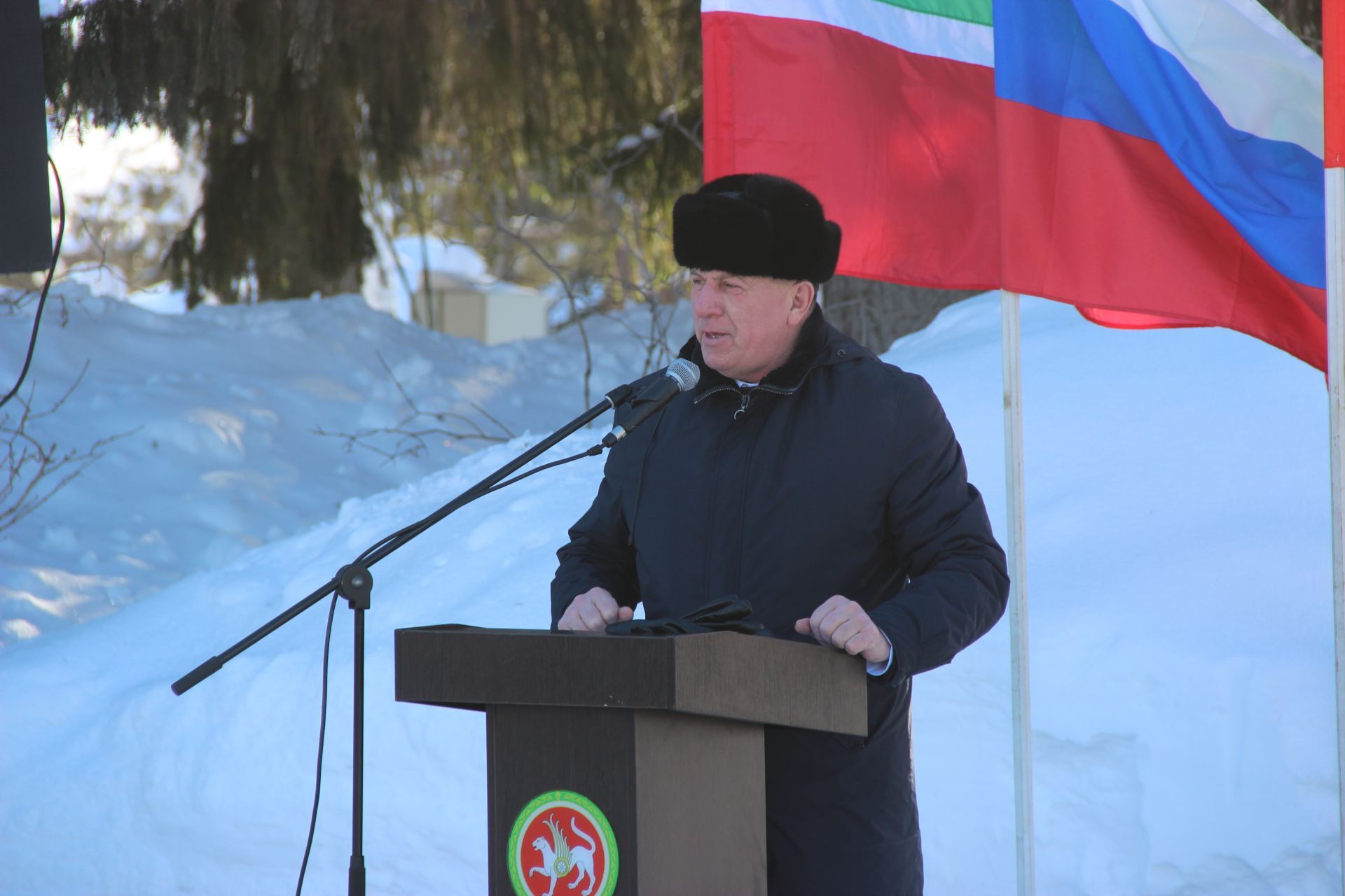 Торжественный митинг, посвященный Дню памяти о россиянах, исполнявших служебный долг за пределами Отечества