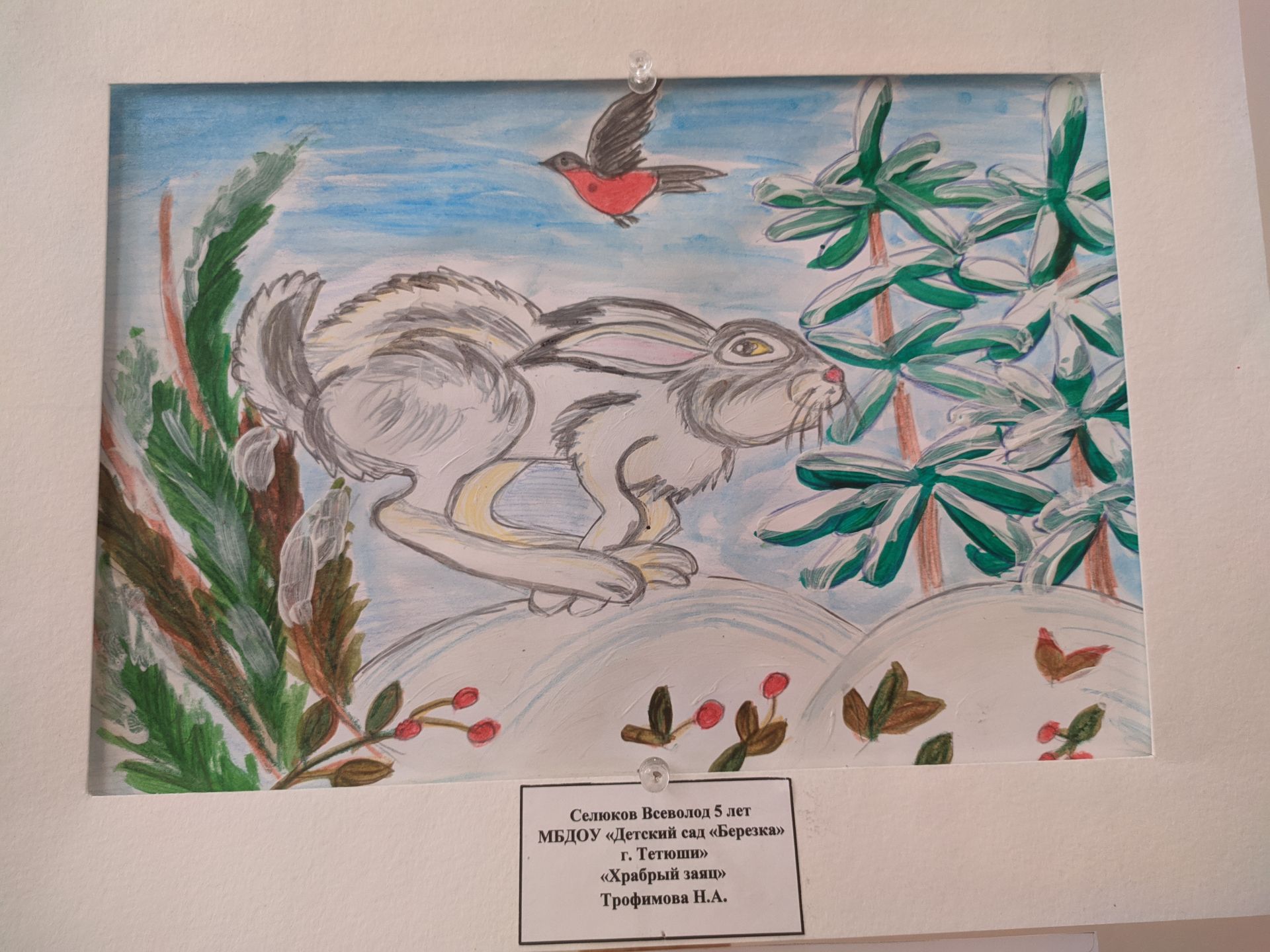 В  Детской школе искусств проводится выставка рисунков по произведениям Мусы Джалиля