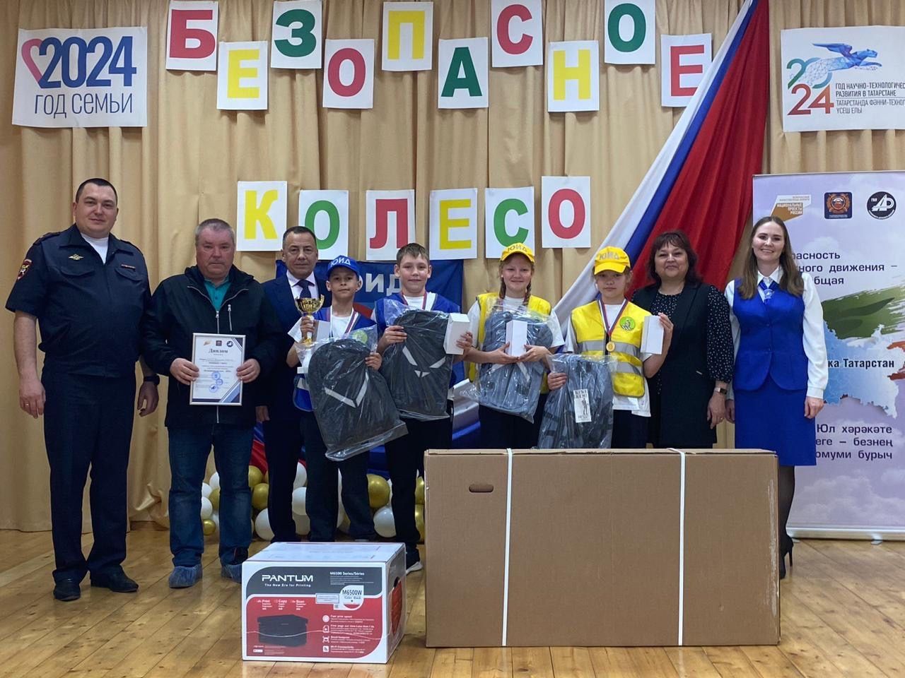 В Тетюшах состоялся муниципальный этап республиканского конкурса ЮИД «Безопасное колесо»