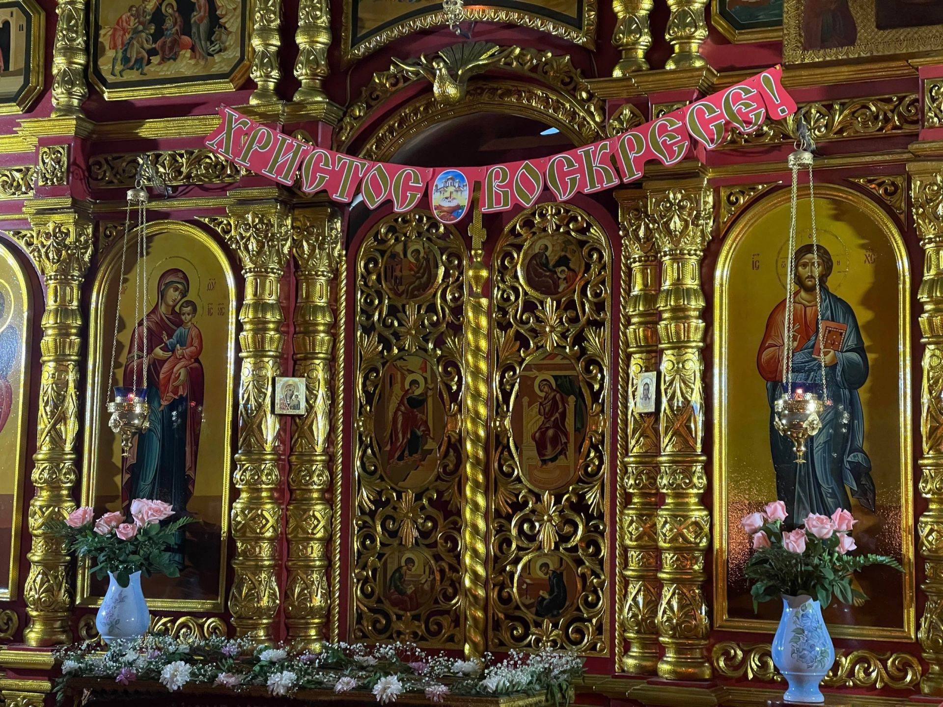 В Тетюшах, в Троицком соборе, состоялось Пасхальное богослужение