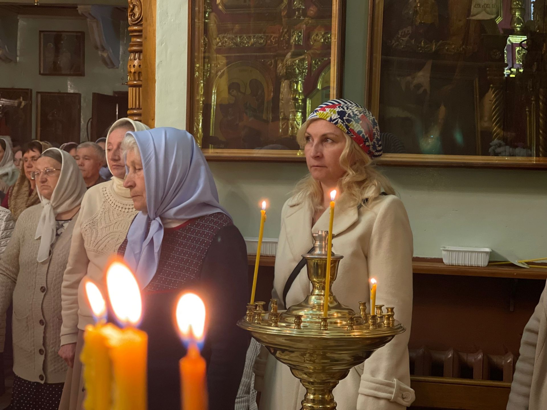 В Тетюшах, в Троицком соборе, состоялось Пасхальное богослужение