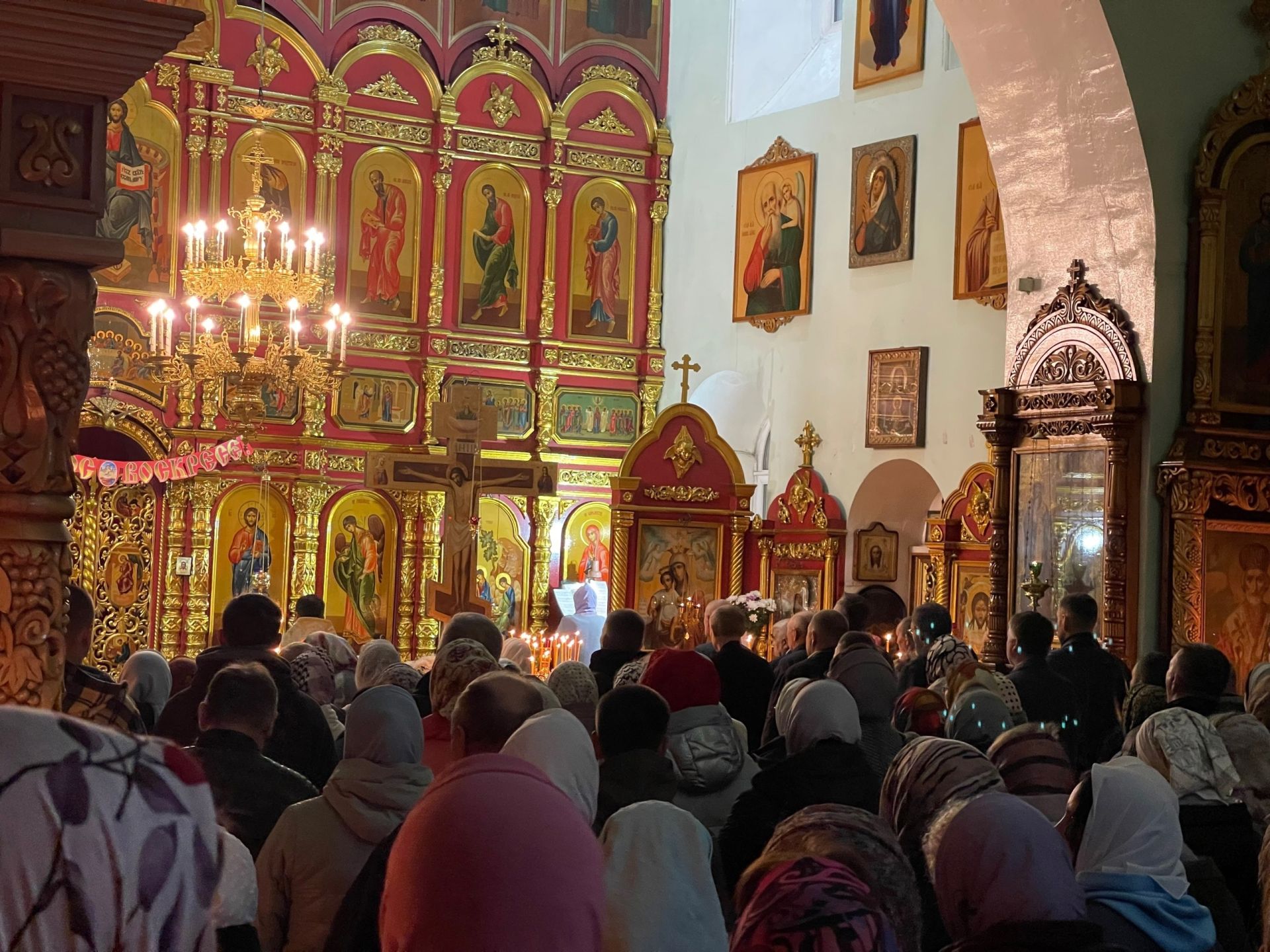 В Тетюшах, в Троицком соборе, состоялось Пасхальное богослужение