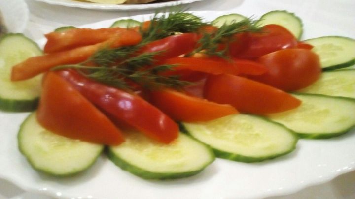 В ежедневном рационе должны быть овощи и фрукты