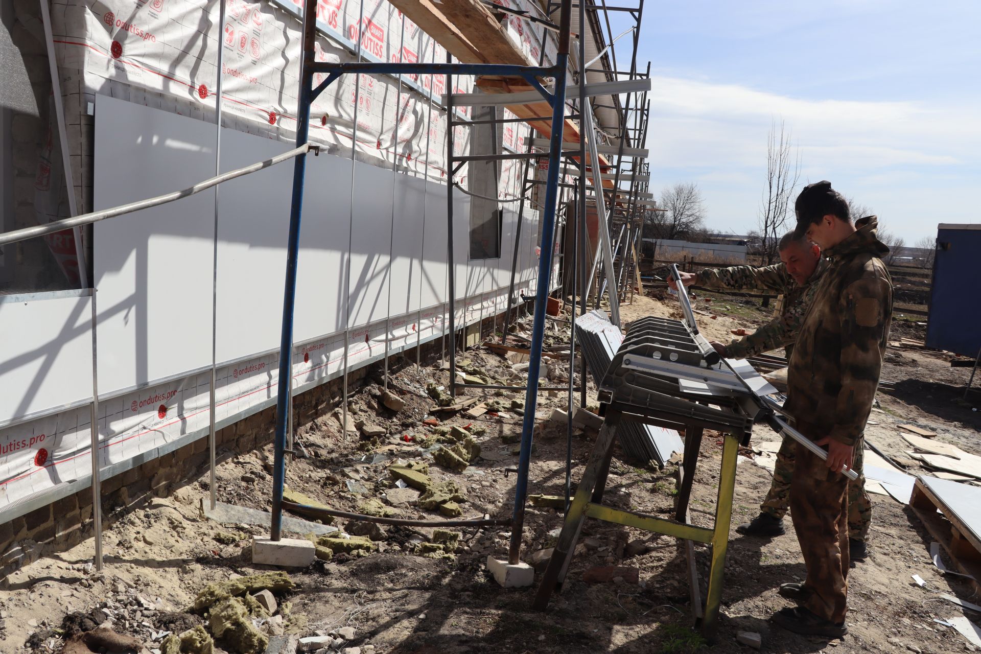 Капитальный ремонт Дома культуры в Алабердино продолжается