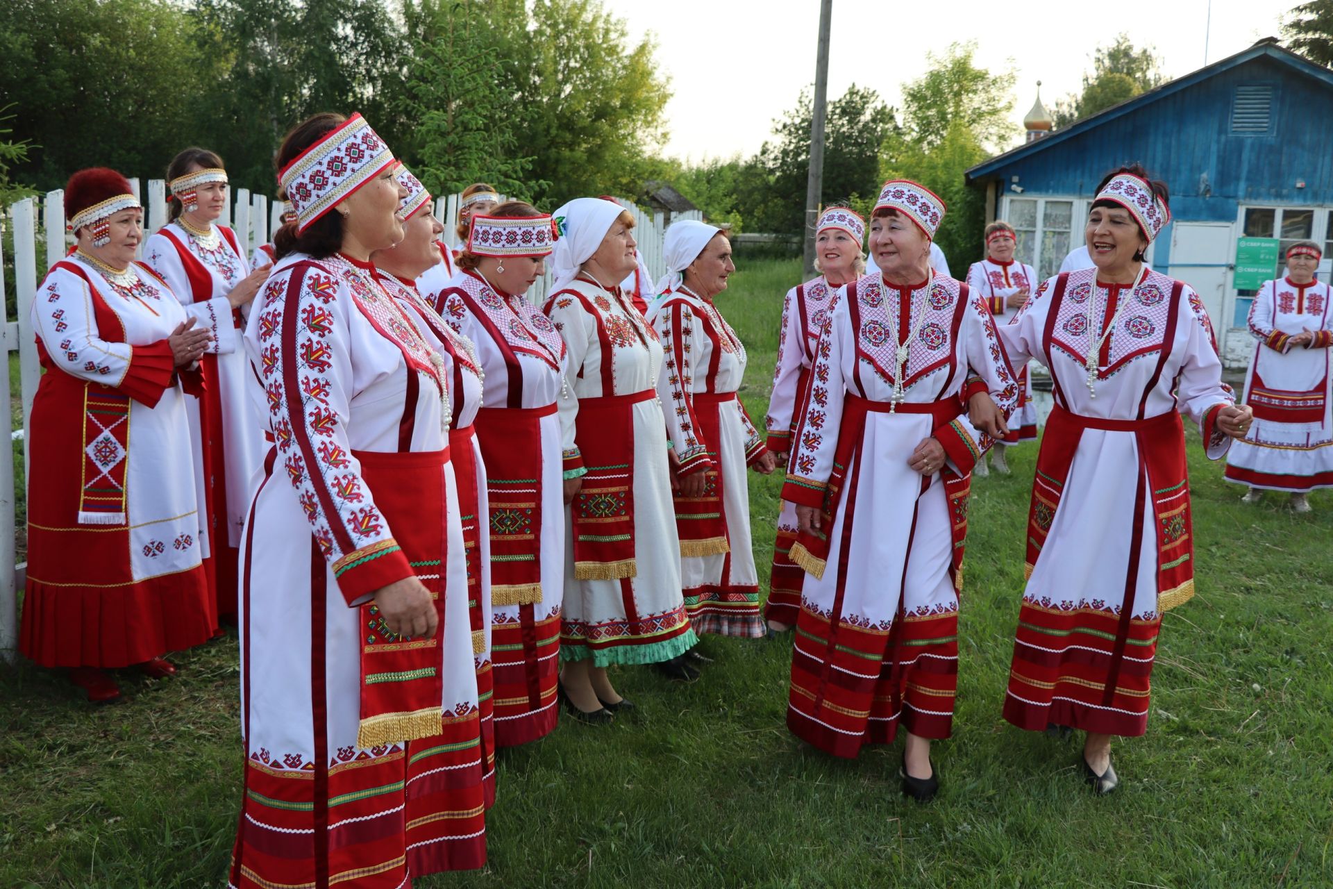В селе Большое Шемякино прошел районный фестиваль чувашской песни