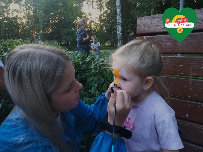 В Тетюшах провели культурно-развлекательное мероприятие «Аквагрим»