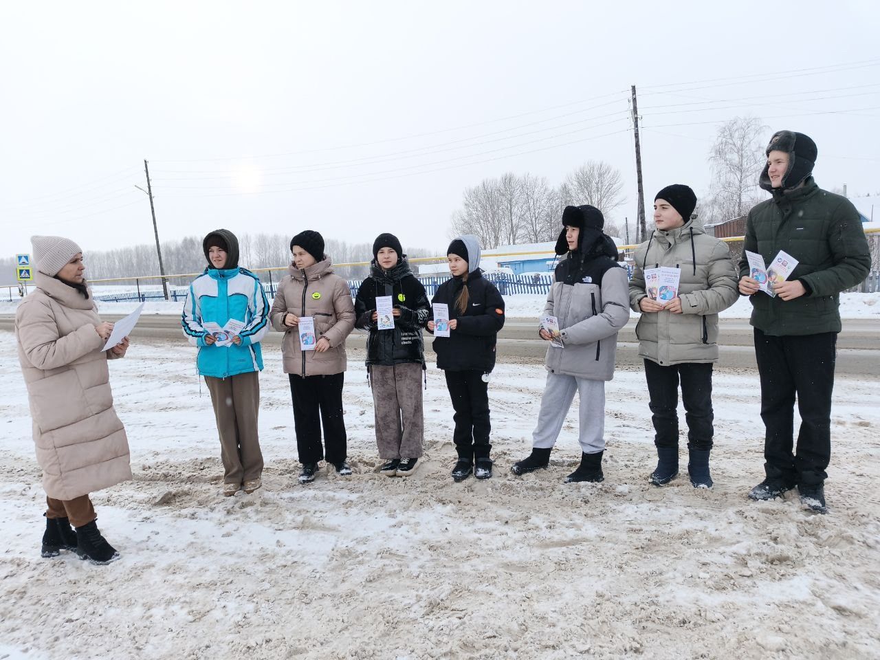 В Байрашеве Тетюшского района провели акцию по профилактике ДТП