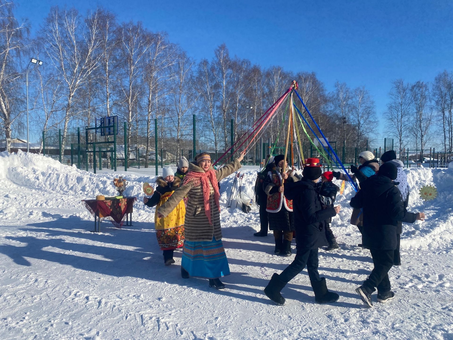 В Бакрчинской школе Тетюшского района отпраздновали Масленицу