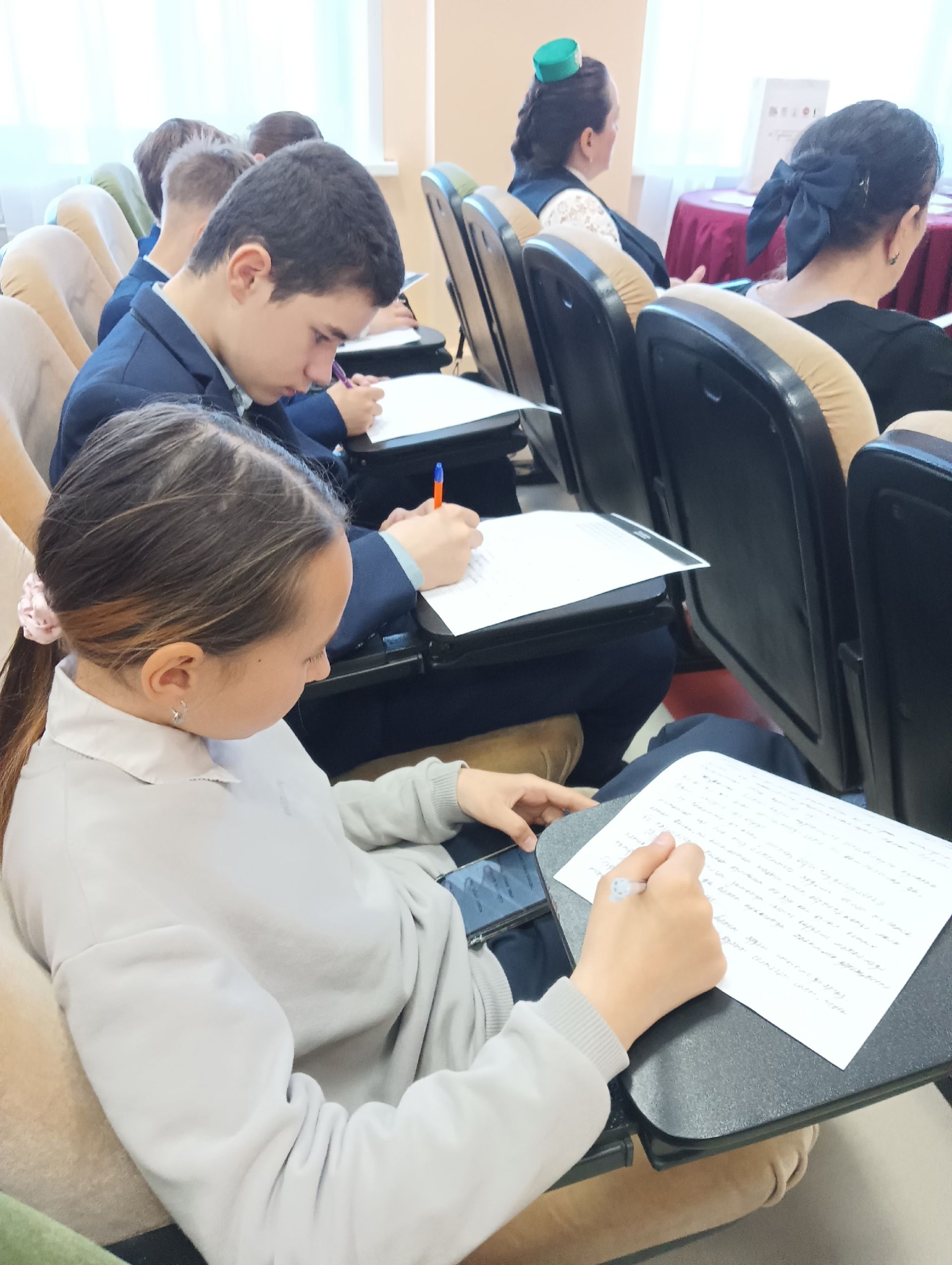Тетюшане приняли участие в акции «Татарча диктант»