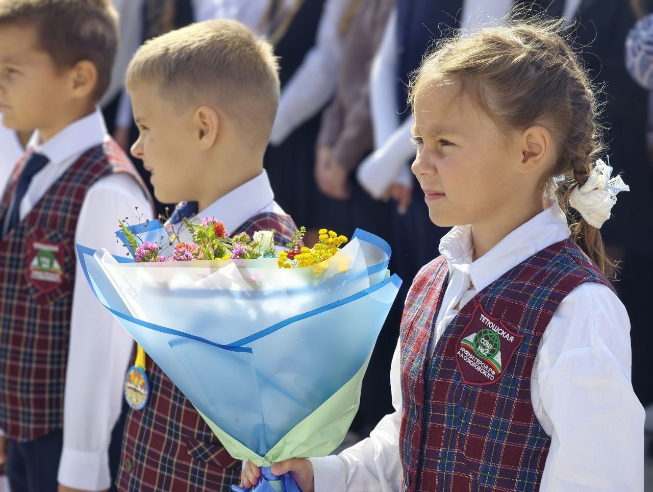 Состоялась торжественная линейка в Тетюшской средней школе №2