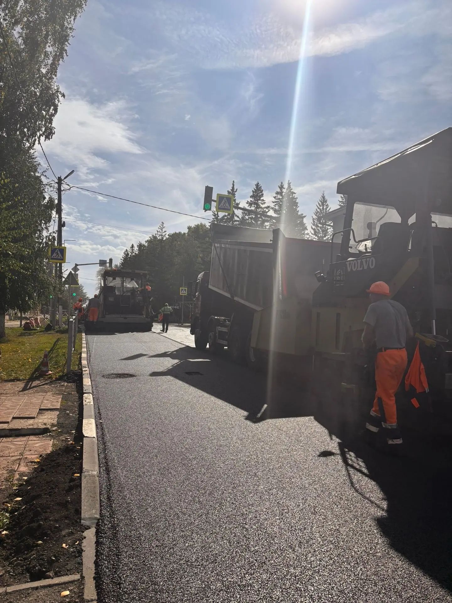 В Тетюшах обновляют улицу Свердлова
