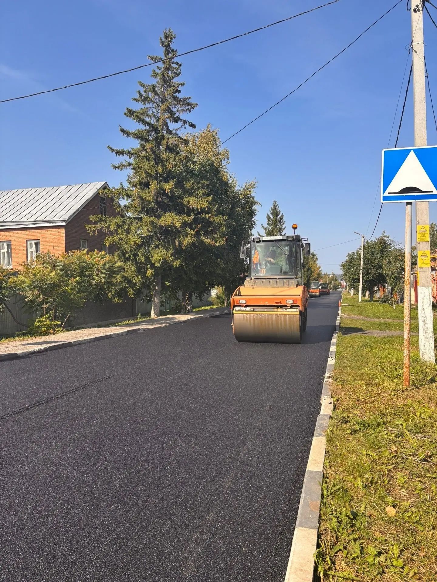 В Тетюшах обновляют улицу Свердлова
