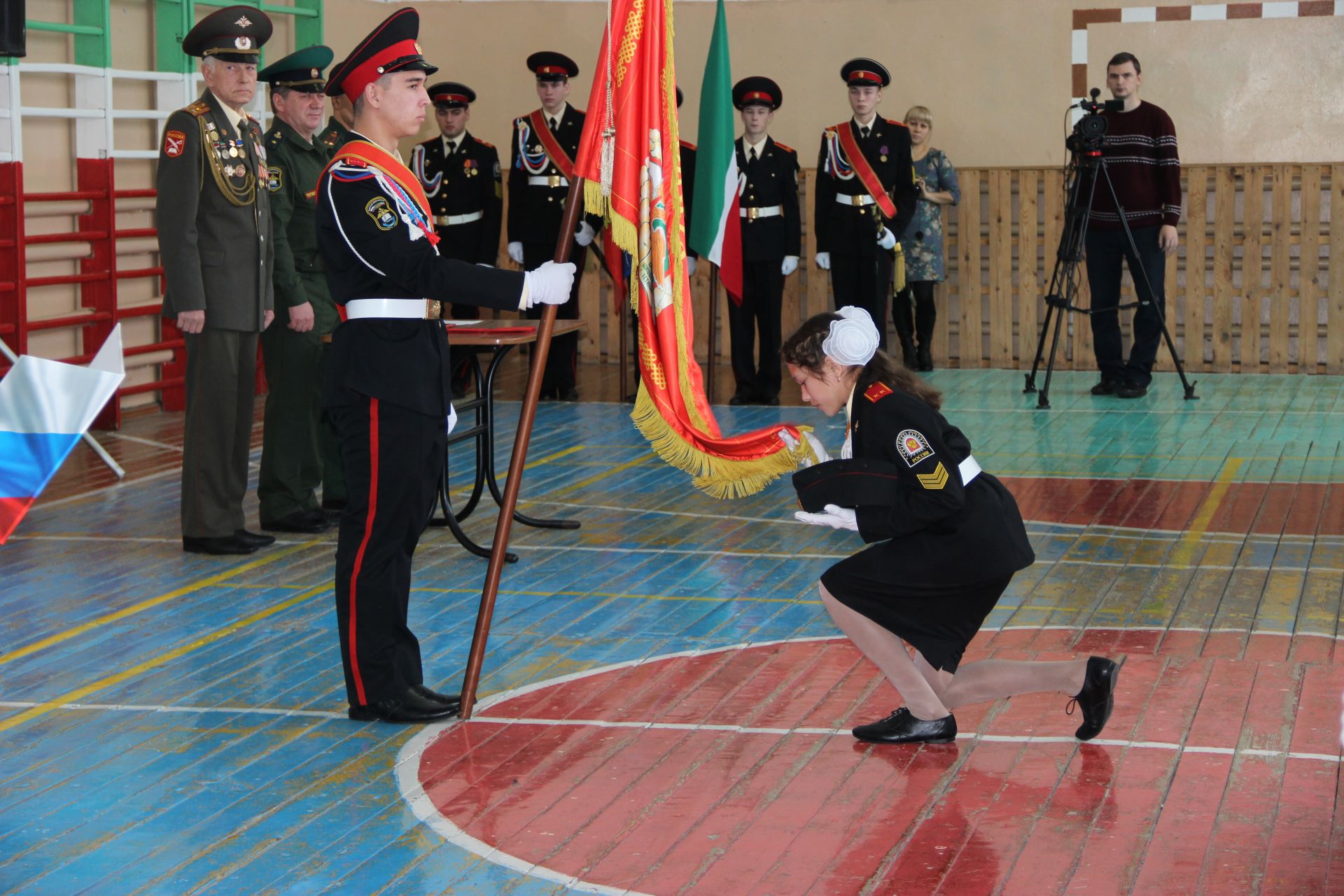 Церемония посвящения в кадеты