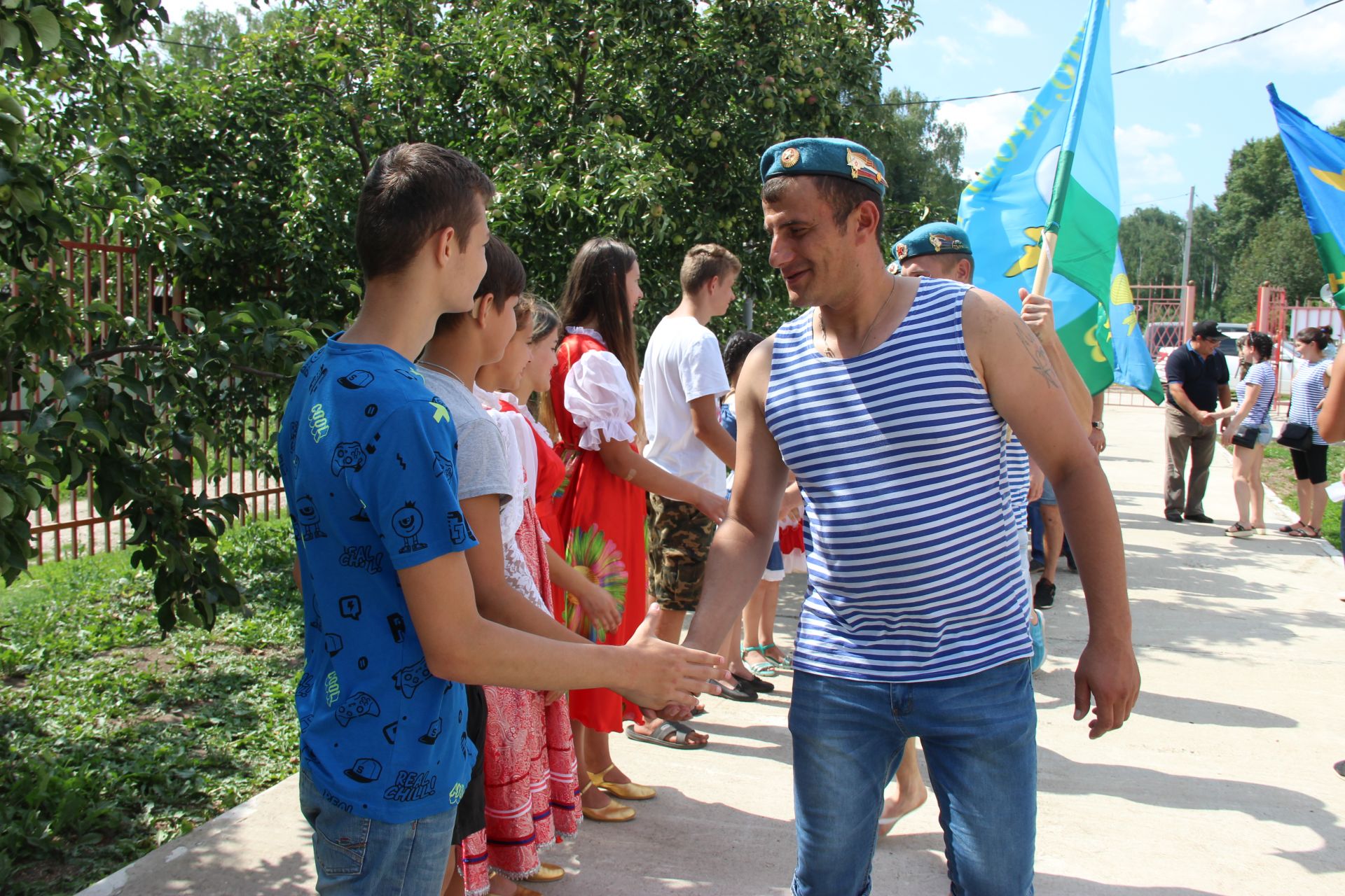 Десантники из Тетюшского района посетили "Ласточку"