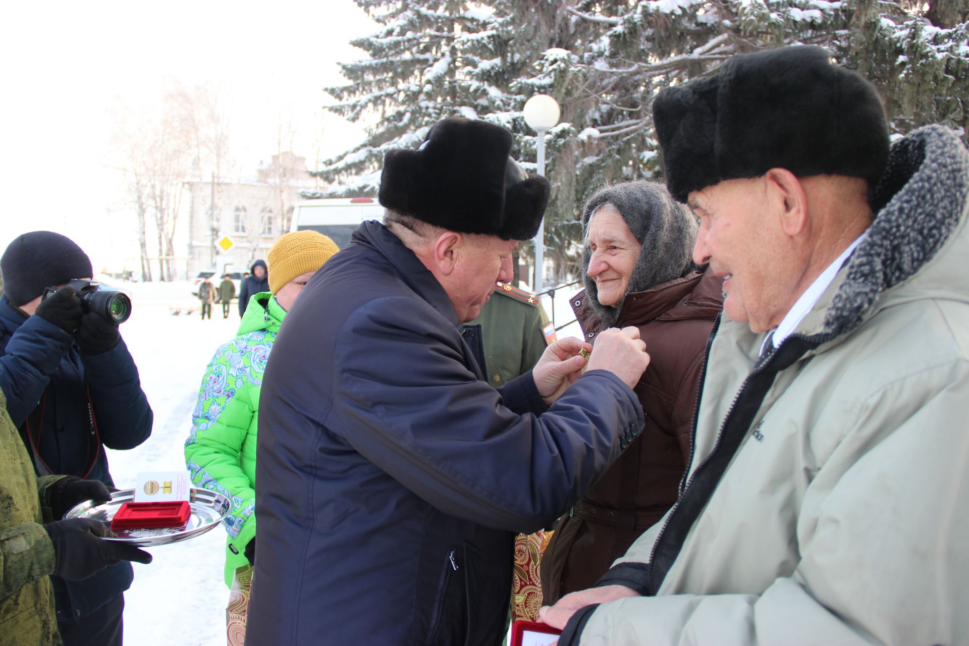 Митинг, посвященный Дню снятия блокады Ленинграда