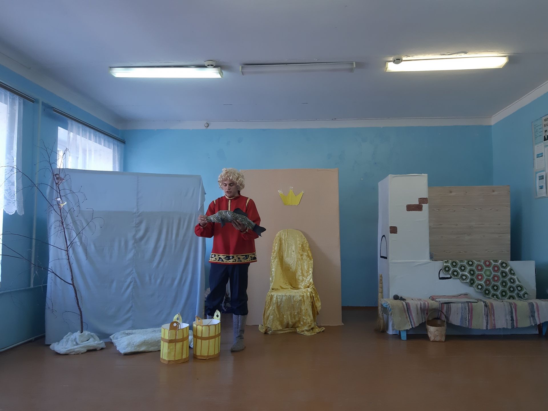 Спектакль-мюзикл  "Про Емелю-дурака" в Федоровском СДК