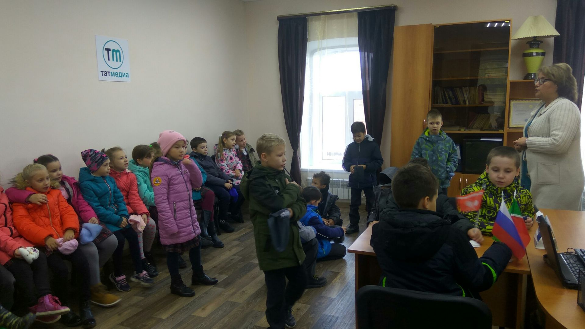 Тетюшские школьники   - в гостях у мастеров печатного слова
