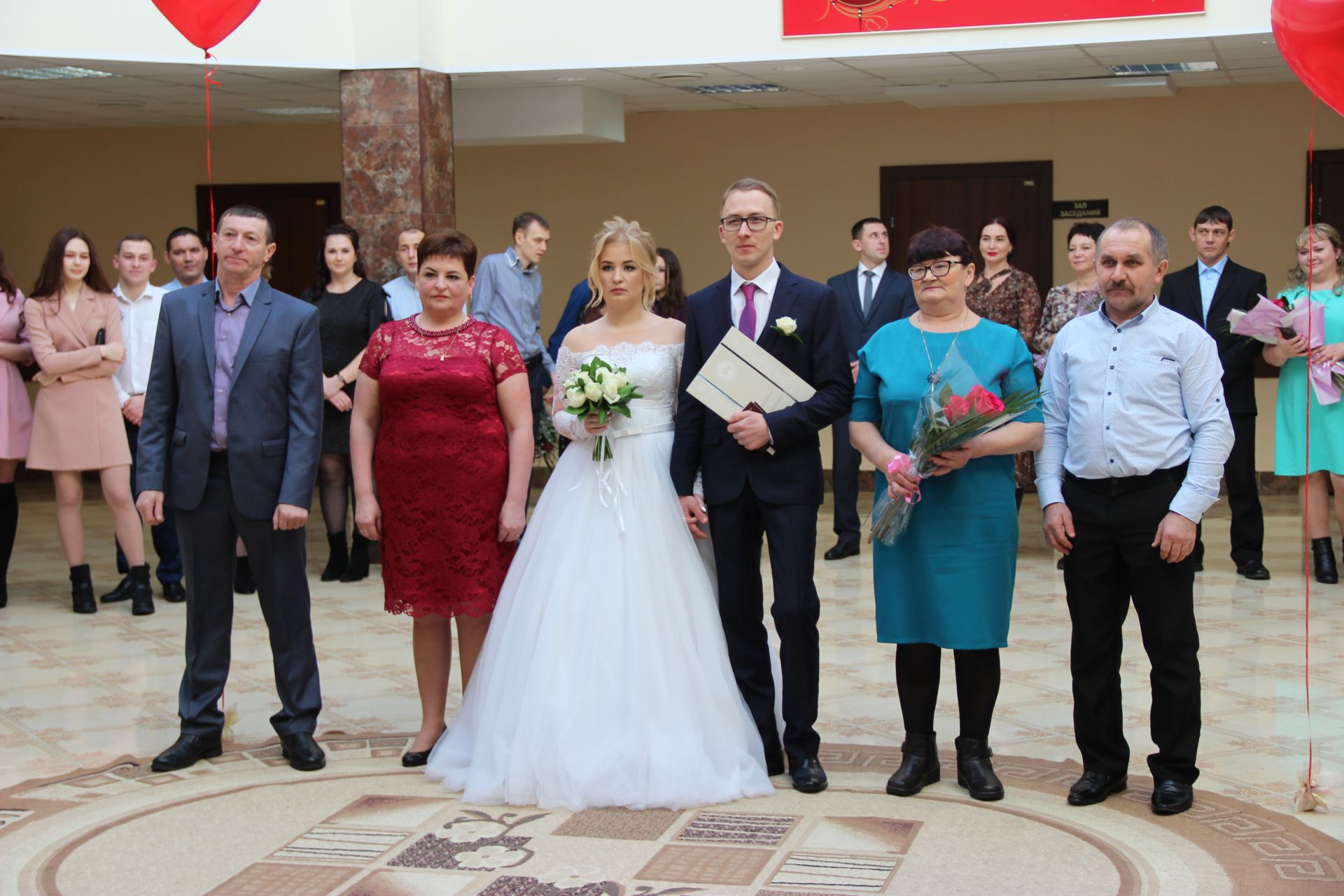 Первое торжественное бракосочетание в Тетюшах в 2020 году