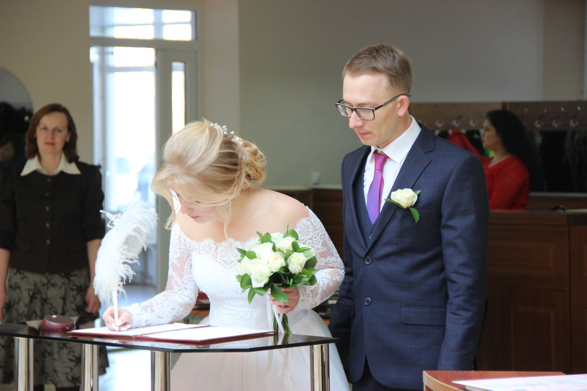 Первое торжественное бракосочетание в Тетюшах в 2020 году