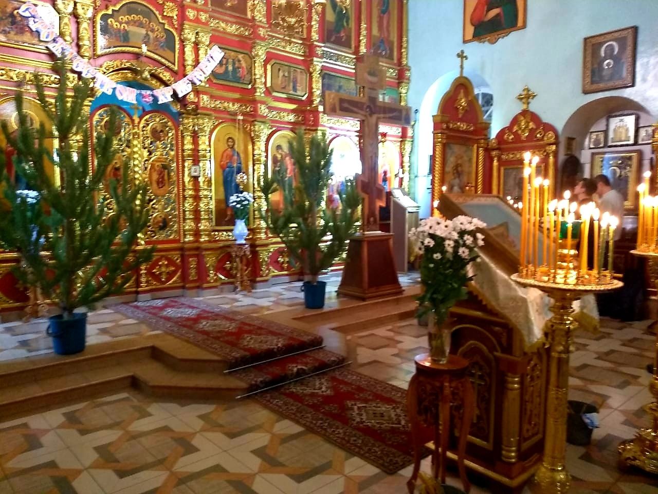 Рождественское богослужение в Троицком соборе города Тетюши