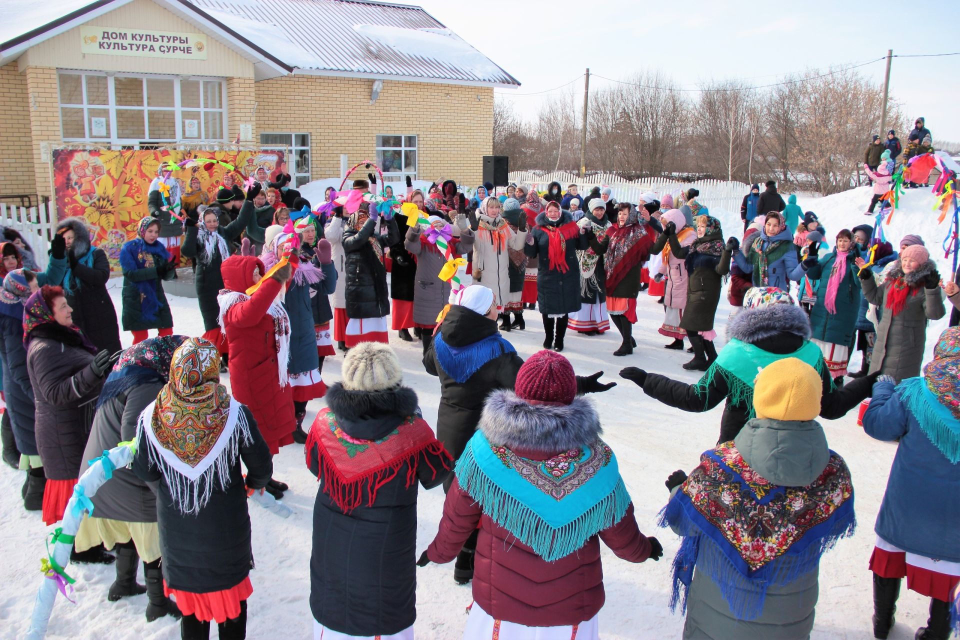 В селе Большое Шемякино прошли народные гуляния, посвященные проводам зимы – Саварни