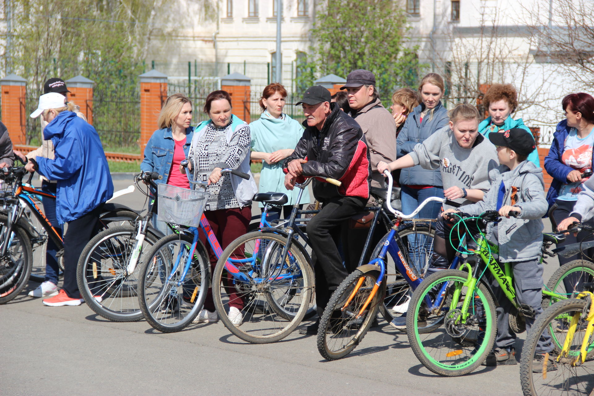 Велопробег в Тетюшах, посвященный 76-летию Победы в Великой Отечественной войне