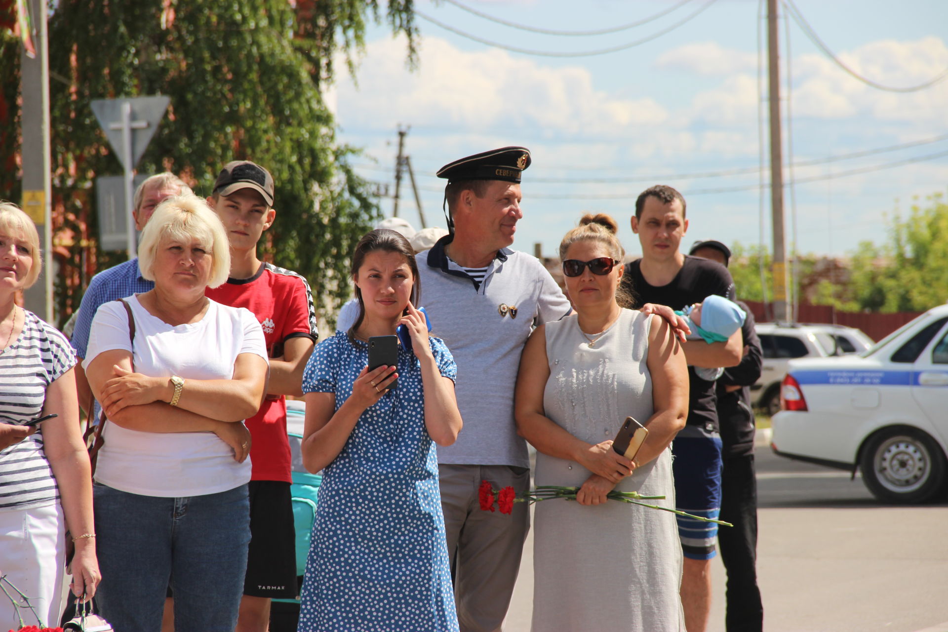 Митинг ко Дню Военно-морского флота России в Тетюшах