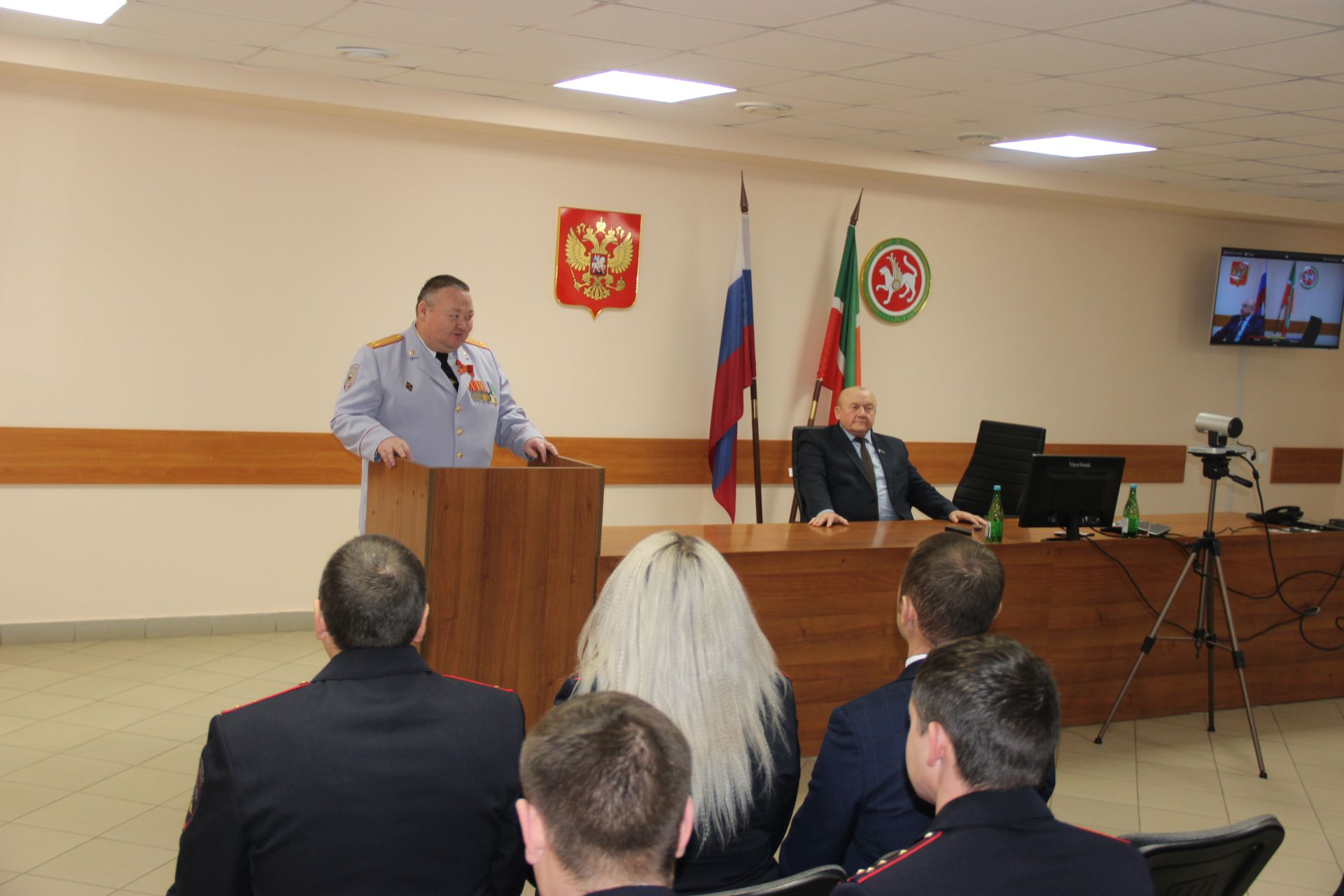 В Тетюшском РОВД состоялось торжественное собрание ко Дню сотрудников органов Внутренних дел РФ