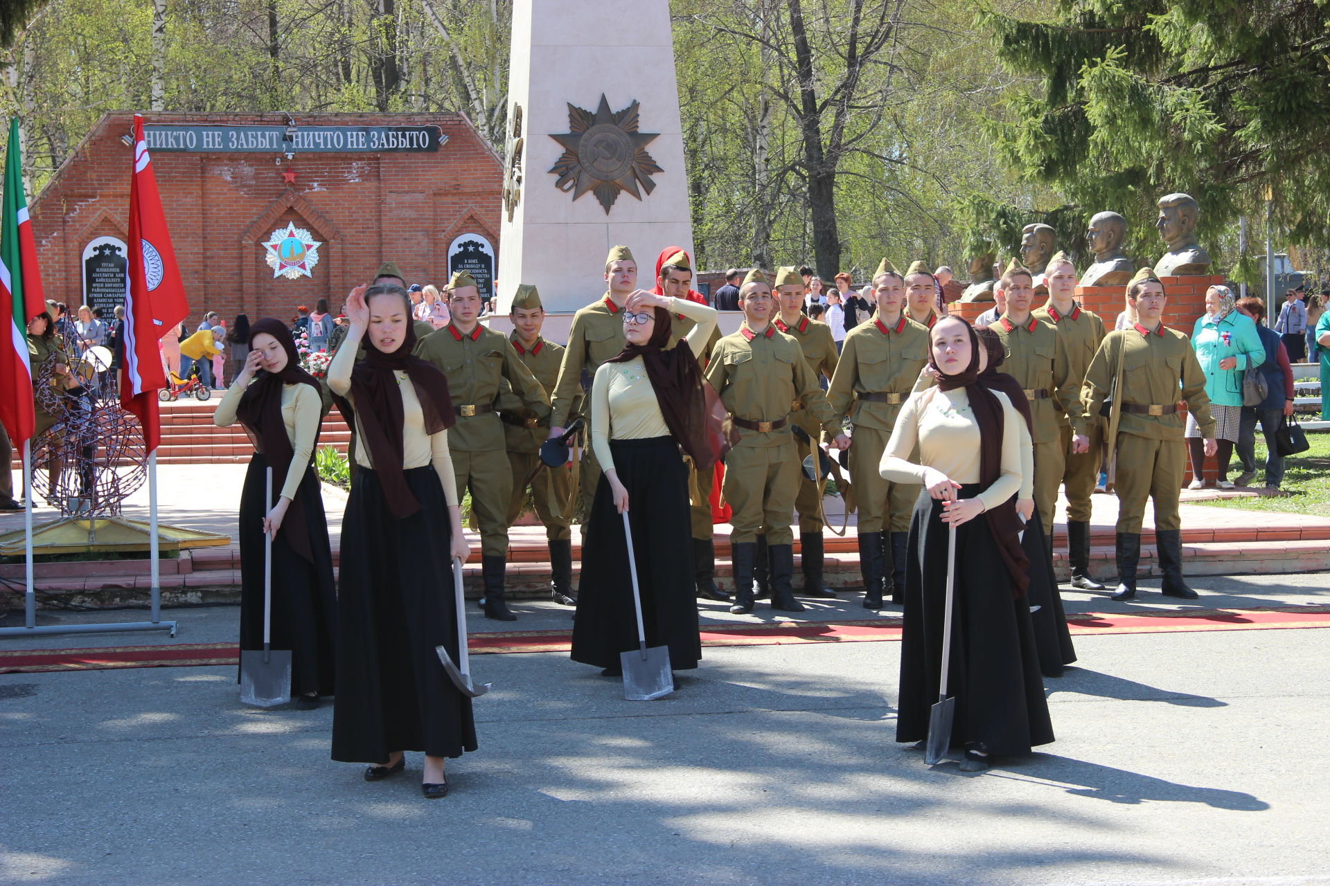 В Тетюшах прошел торжественный митинг, посвященный Дню Победы